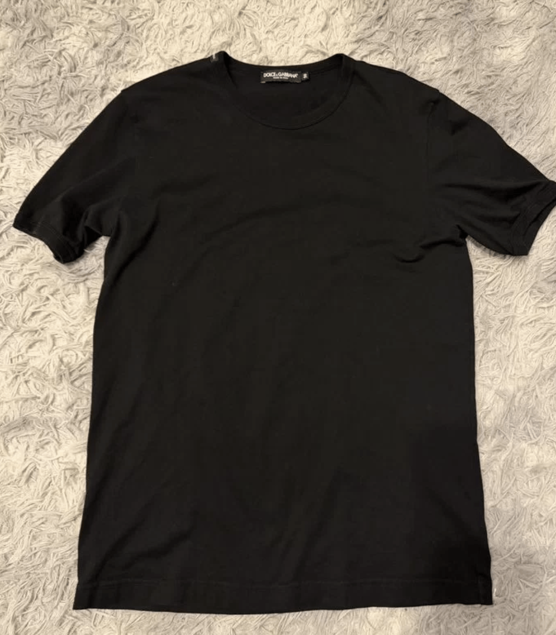 Dolce & Gabbana Base black tee Size US L / EU 52-54 / 3 - 1 Thumbnail