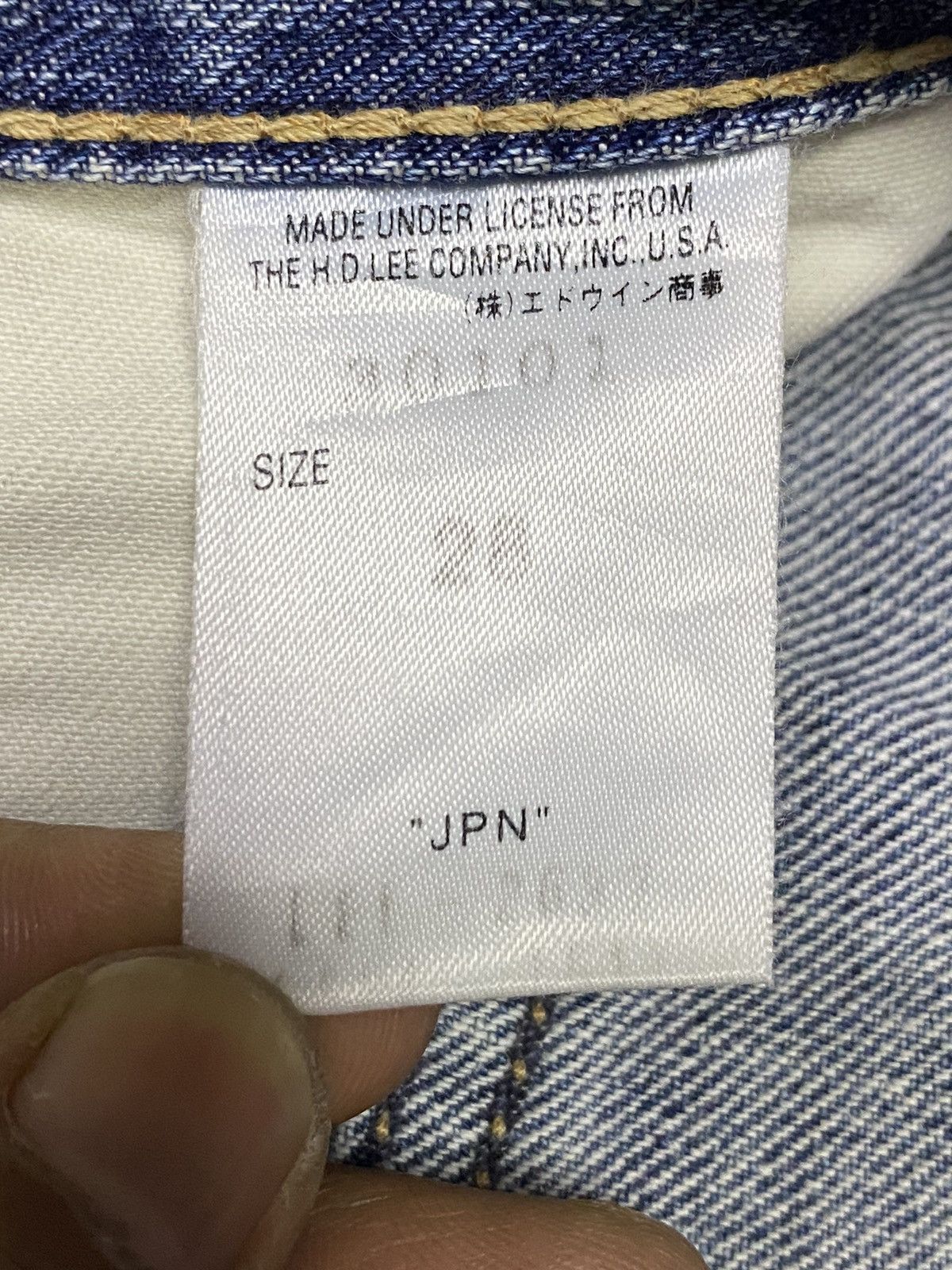 Japanese Brand Vintagw Lee Riders Faded Wash Distressed Loose Jeans Size US 30 / EU 46 - 15 Thumbnail
