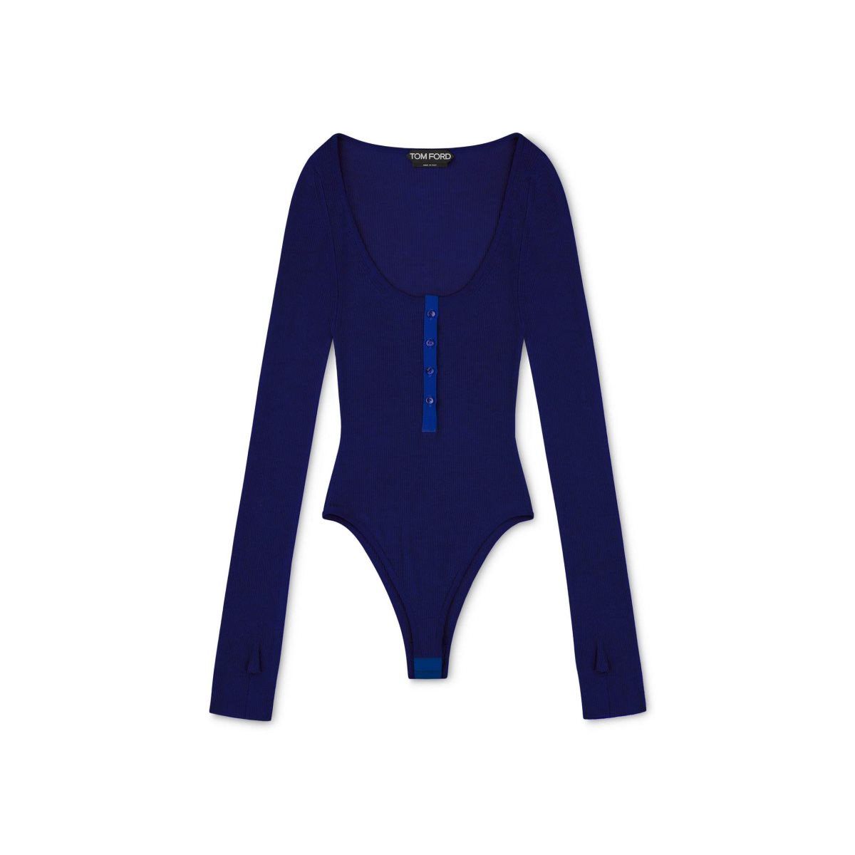 Tom Ford o1w1db10225 BOK038 Bodysuit in Blue Size M / US 6-8 / IT 42-44 - 1 Preview