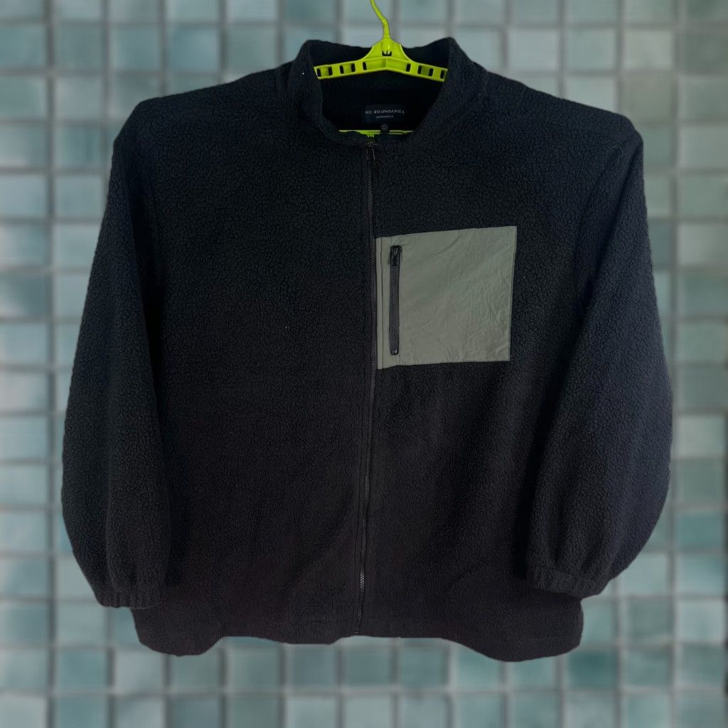 Vintage No Boundaries Full Zip Geometric Fleece Trucker Jacket Mens 3XL Black NWT Size US XXL / EU 58 / 5 - 1 Thumbnail