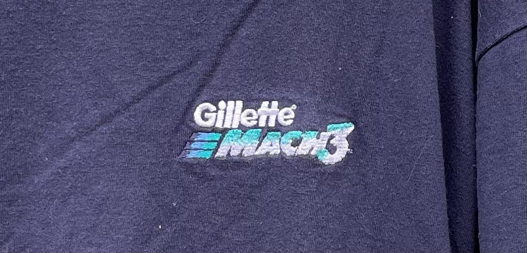 Lee VINTAGE Gillette Mach3 Razors Shirt Adult XL Size US XL / EU 56 / 4 - 4 Thumbnail