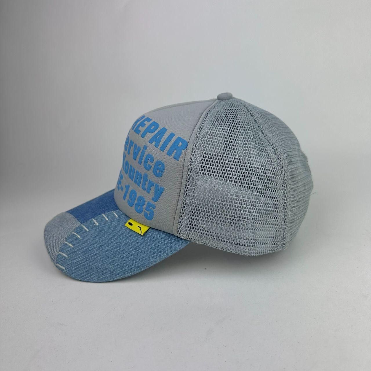 Kapital Denim Repair Shop KAPITAL Kountry Gray Patchwork Hat Size ONE SIZE - 2 Thumbnail
