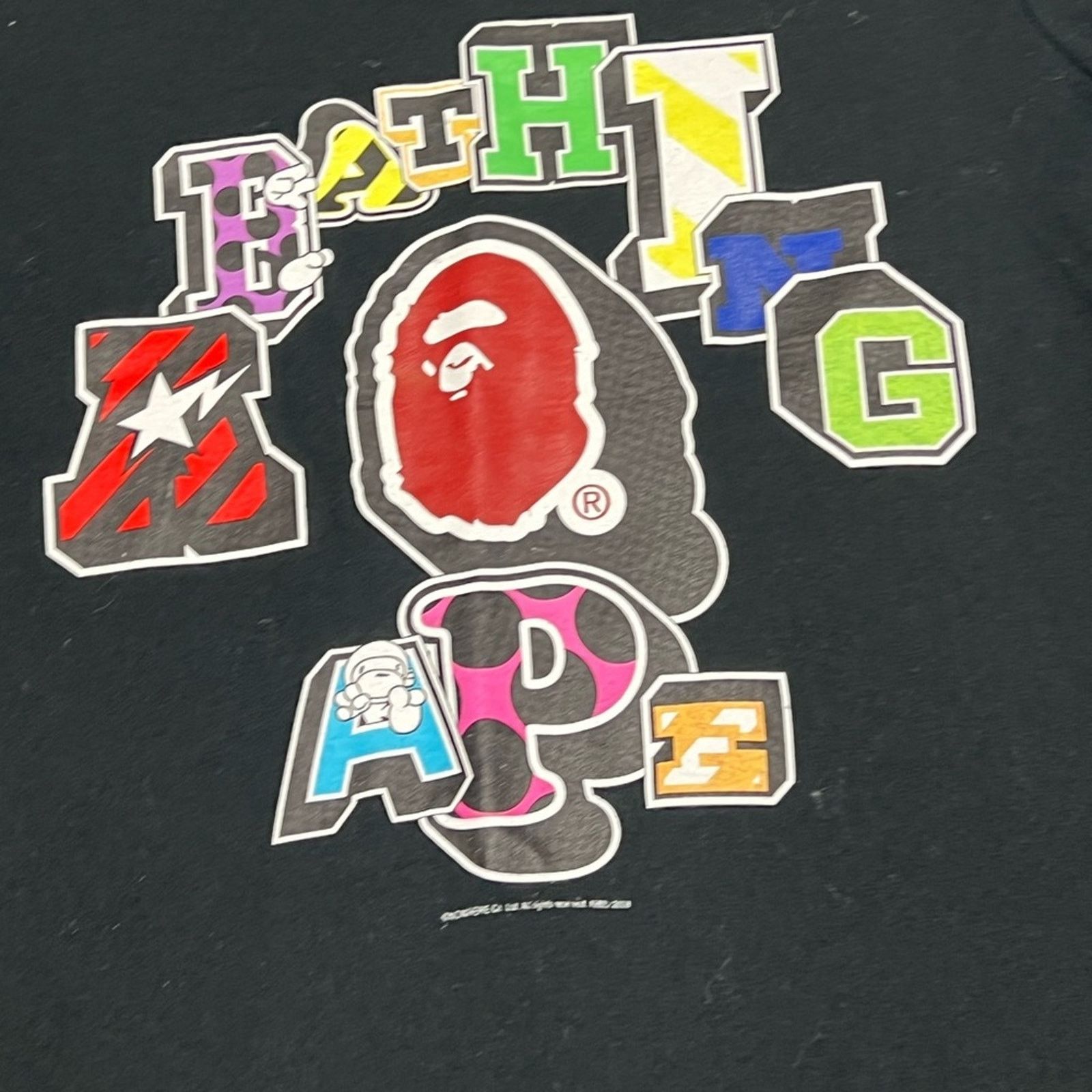Bape AAPE by A Bathing Ape Womens Black Pullover T-Shirt Size XXS Size XXS / US 00 / IT 34 - 3 Thumbnail