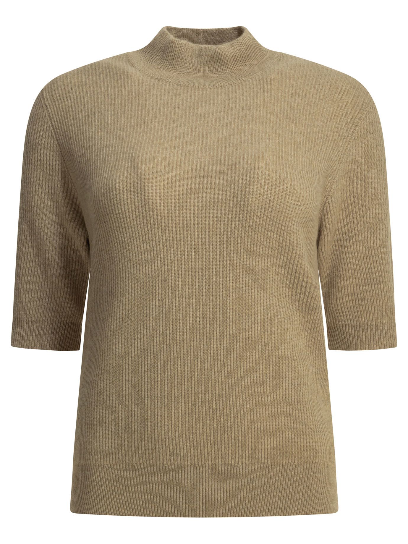 Brunello Cucinelli Cashmere Turtleneck Sweater Tag Size L Women - Usa Duties Paid in Beige, Women's