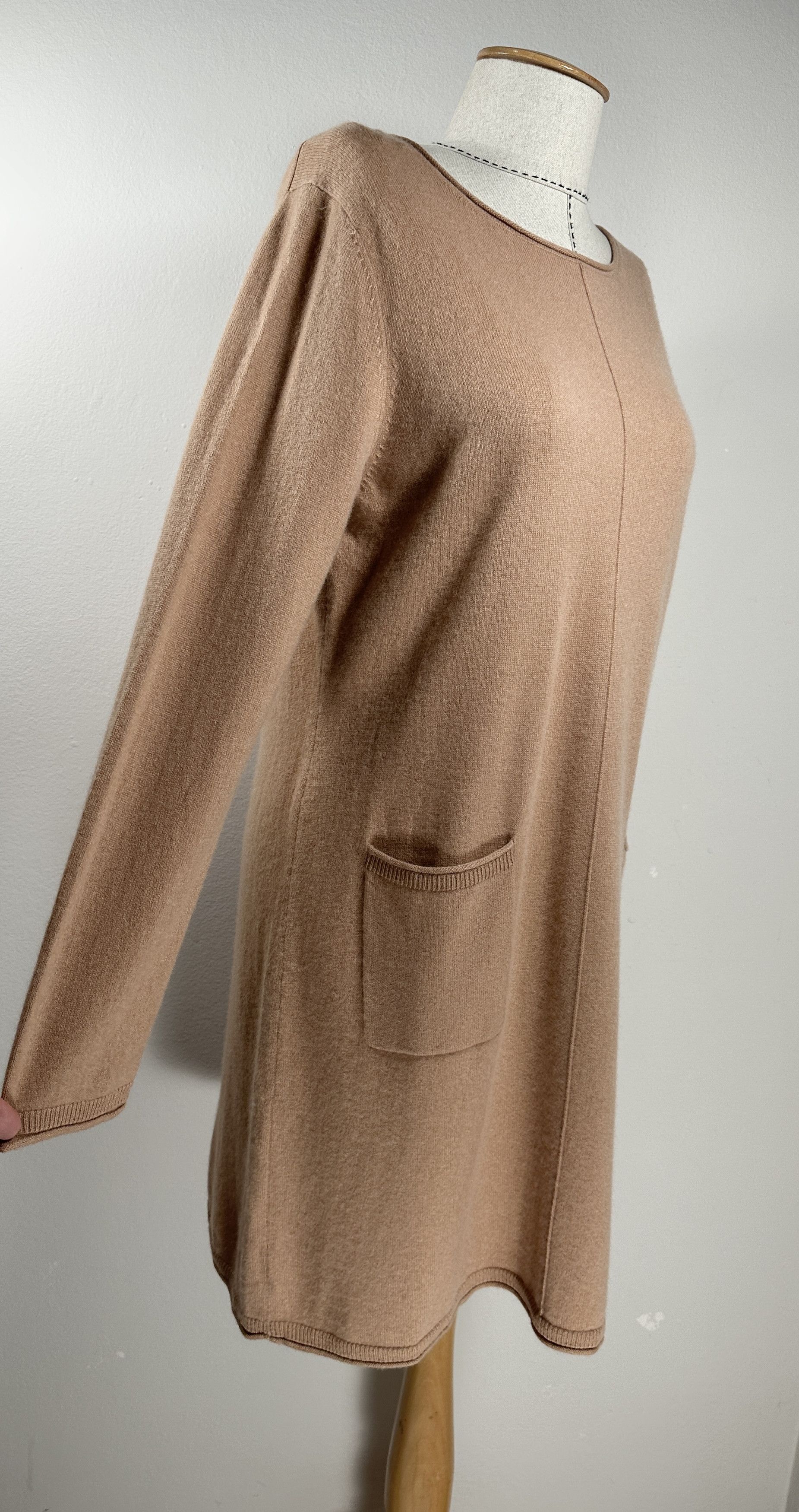 Other Christian Berg beige cashmere dress | Grailed