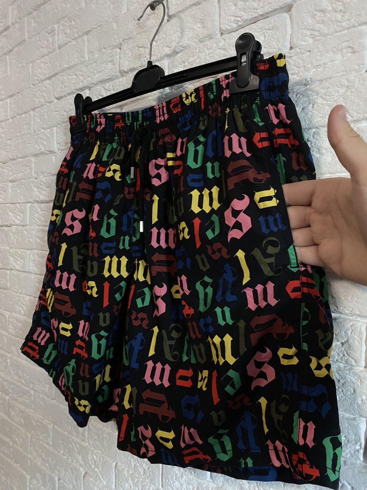 Designer × Palm Angels × Vilebrequin Palm Angels x Vilebrequin monogram swim shorts Size US 38 / EU 54 - 2 Thumbnail