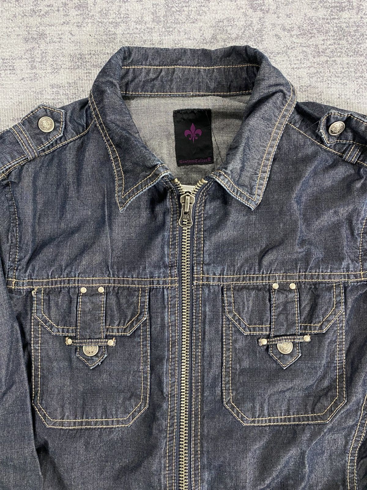 Le Grande Bleu (L.G.B.) 2000s punkgoth jackets custom culture tornado semantic style Size US M / EU 48-50 / 2 - 3 Thumbnail