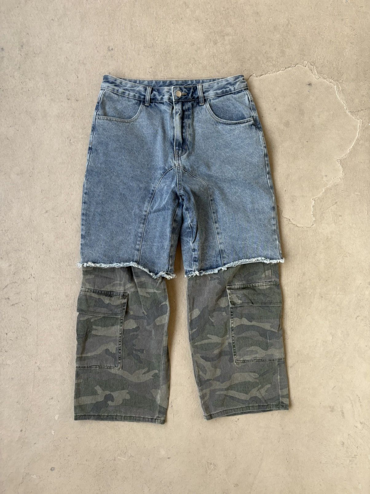 Other Two-Tone Rework Denim (straight leg fit) Size US 33 - 1 Thumbnail