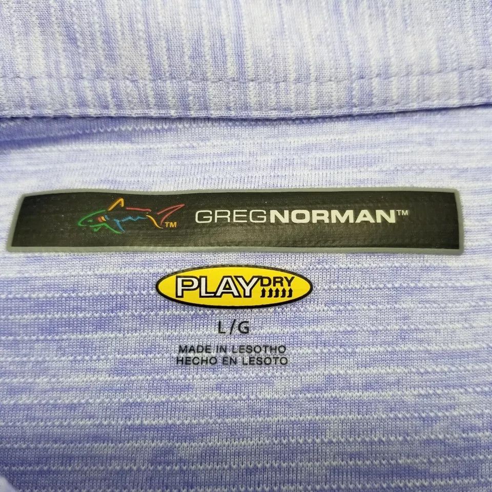 Greg Norman Greg Norman Polo Shirt Mens Large Purple Short Sleeve Size US L / EU 52-54 / 3 - 5 Thumbnail