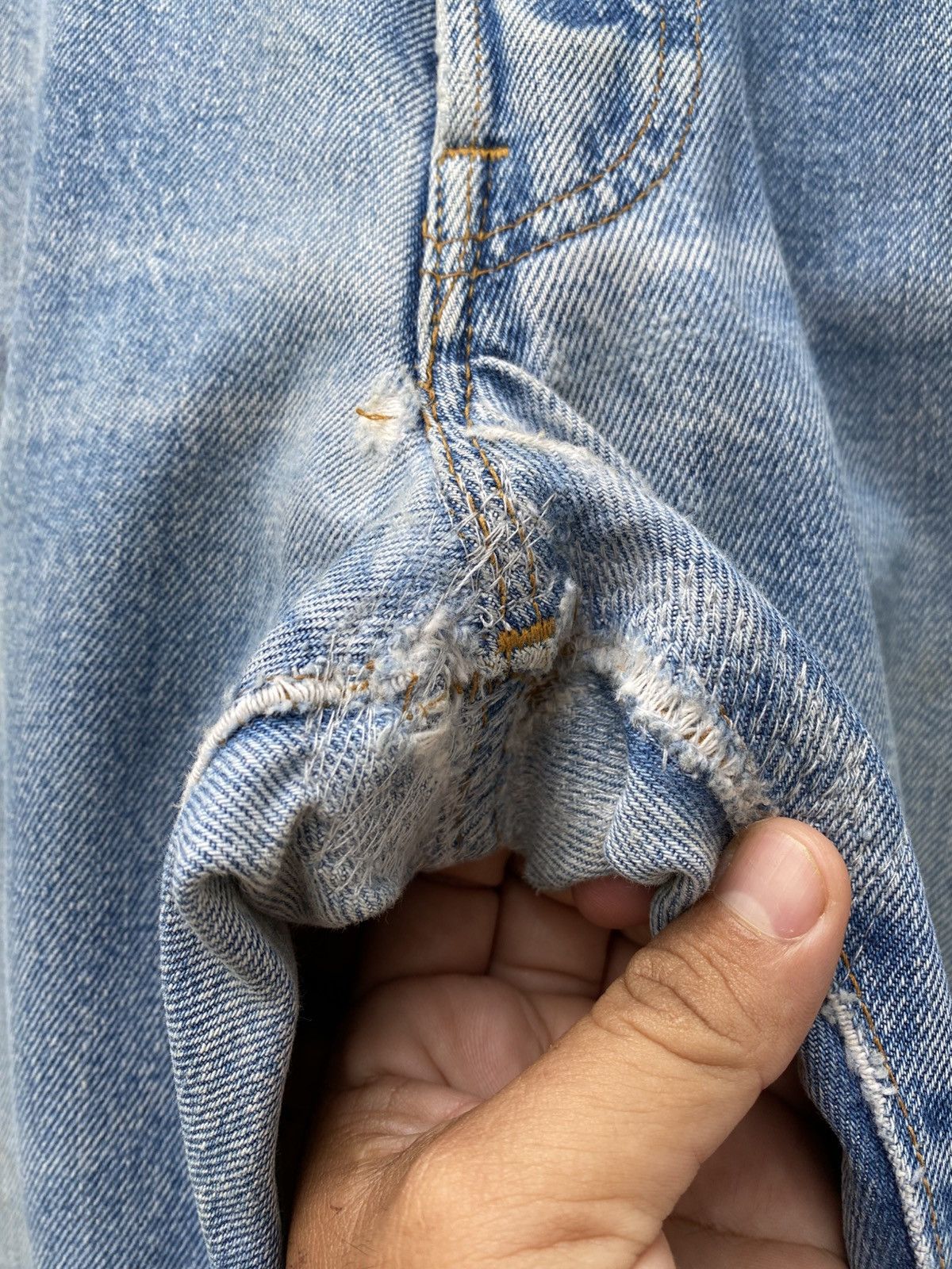 Levi's × Levi's Vintage Clothing × Vintage W33x29.5 Vintage levi's 501 redline repaired made in USA Size US 33 - 7 Thumbnail