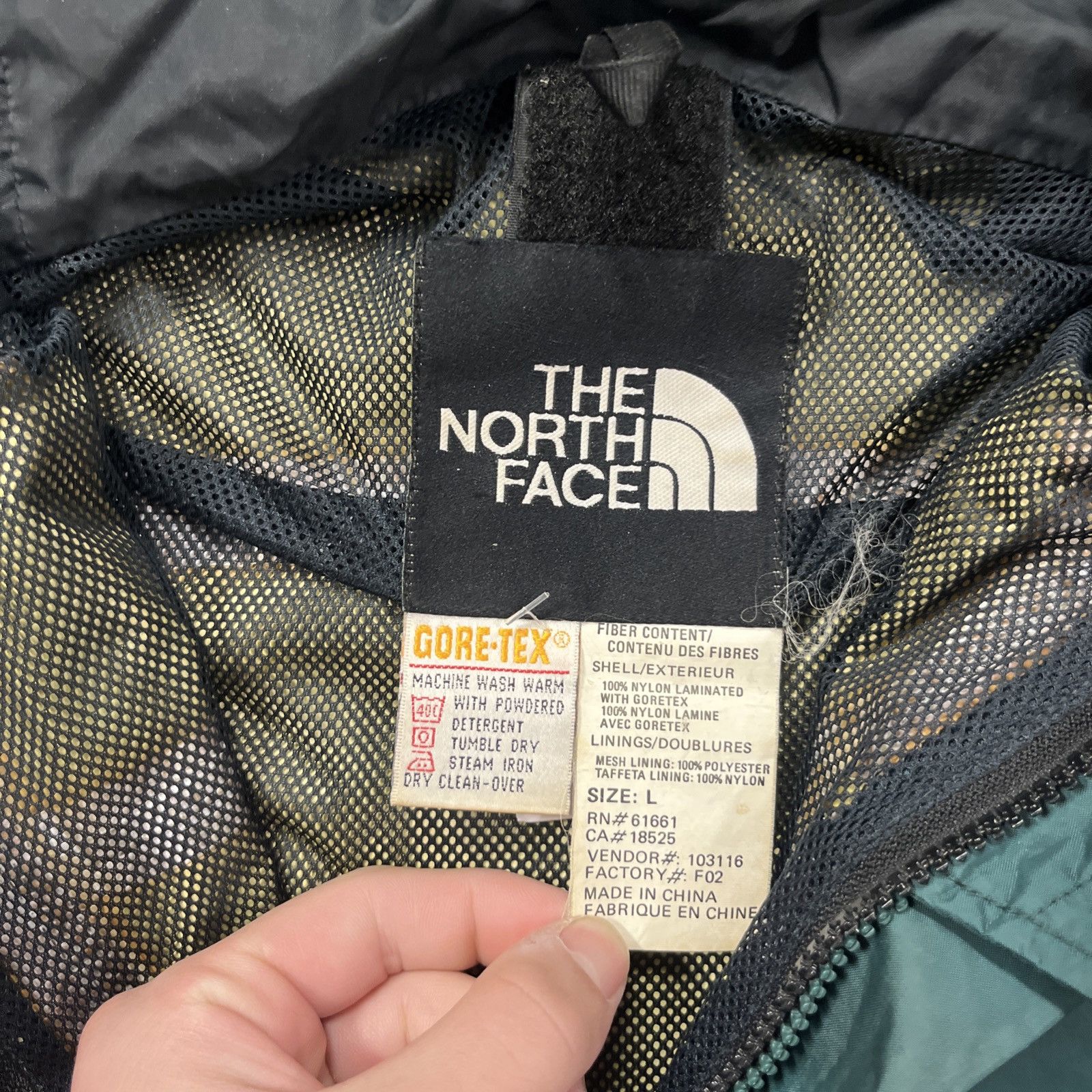 Goretex × The North Face × Vintage Crazy VTG 90s The Northface Mountaineer All Weather Jacket Size US L / EU 52-54 / 3 - 4 Thumbnail