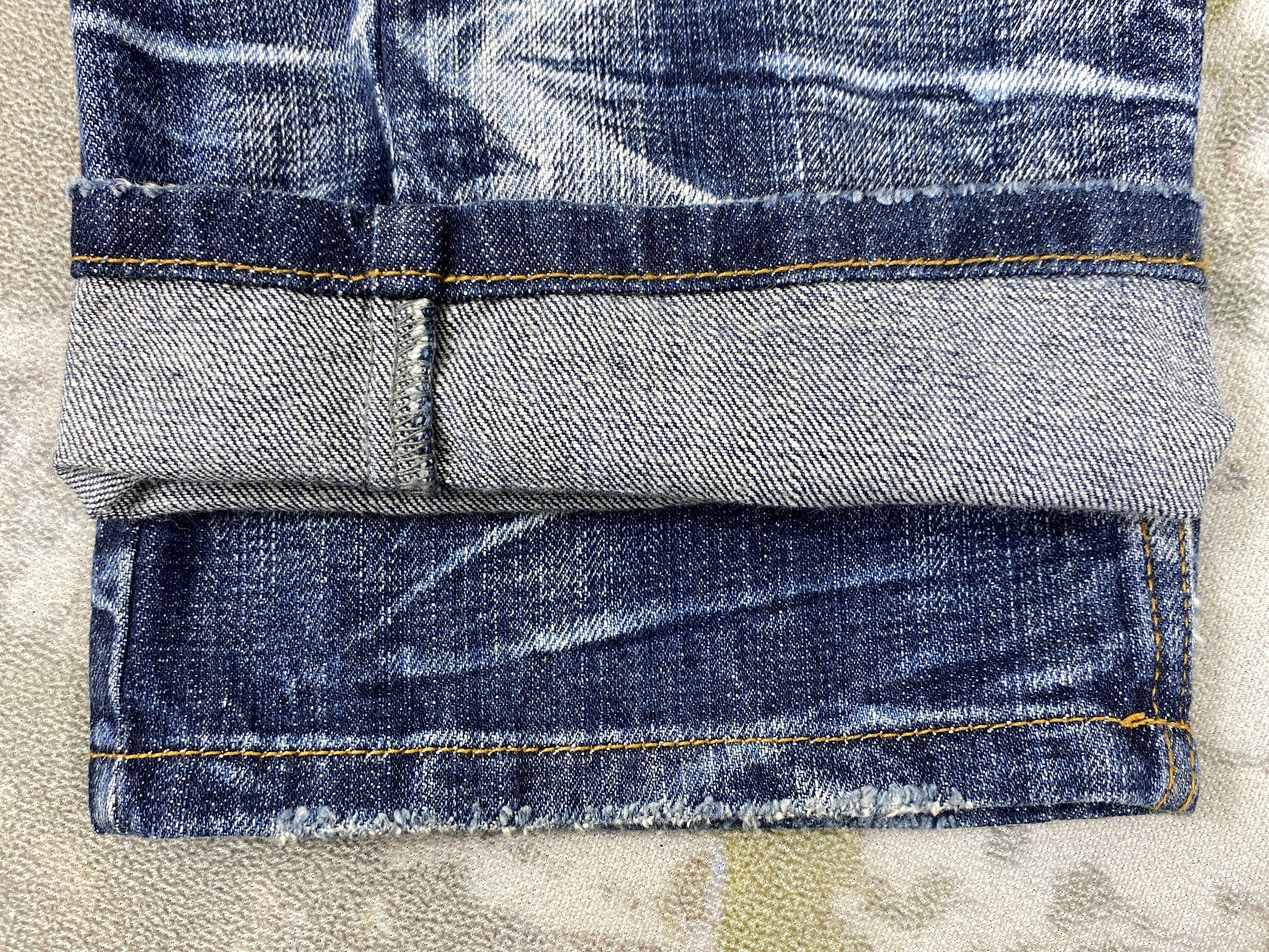 Japanese Brand Japanese Brand Double Waist Jeans 34x31.5 - JN044 Size US 34 / EU 50 - 11 Thumbnail