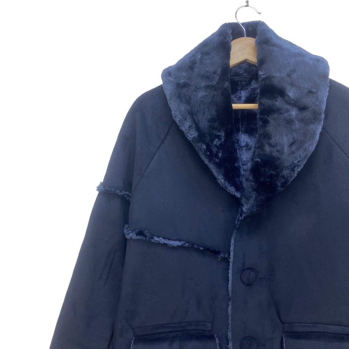 Japanese Brand MYC Contrive Japanese Brand Faux Fur Long Coat Size S / US 4 / IT 40 - 13 Thumbnail