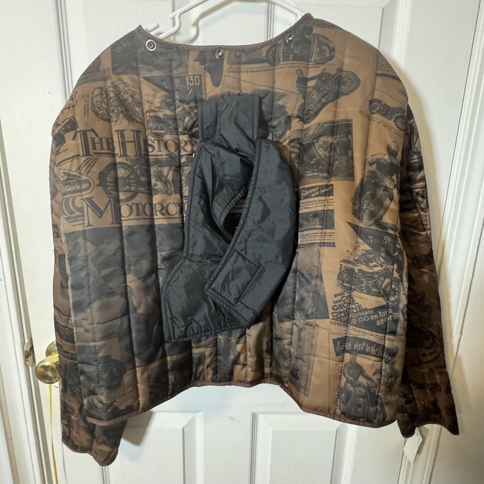 FirstGear FirstGear Motorcycle Jacket Liner with Vintage Print-XL Size ONE SIZE - 4 Thumbnail
