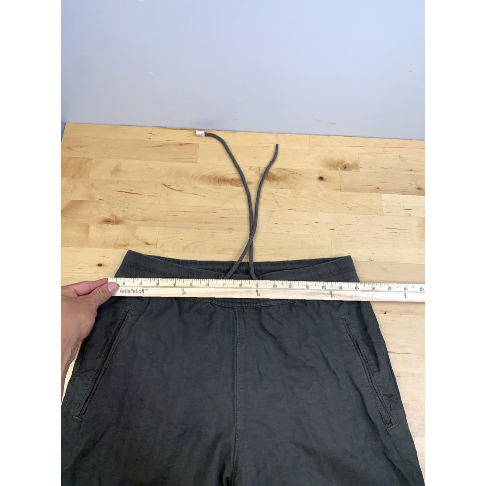 James Perse James Perse Pants Womens 1 Green Cropped Drawstring Casual Flat Front Cotton Pants Womens Green 1 James Perse Cropped Casual Spring Summer Fall Size 25" / US 0 / IT 36 - 6 Thumbnail