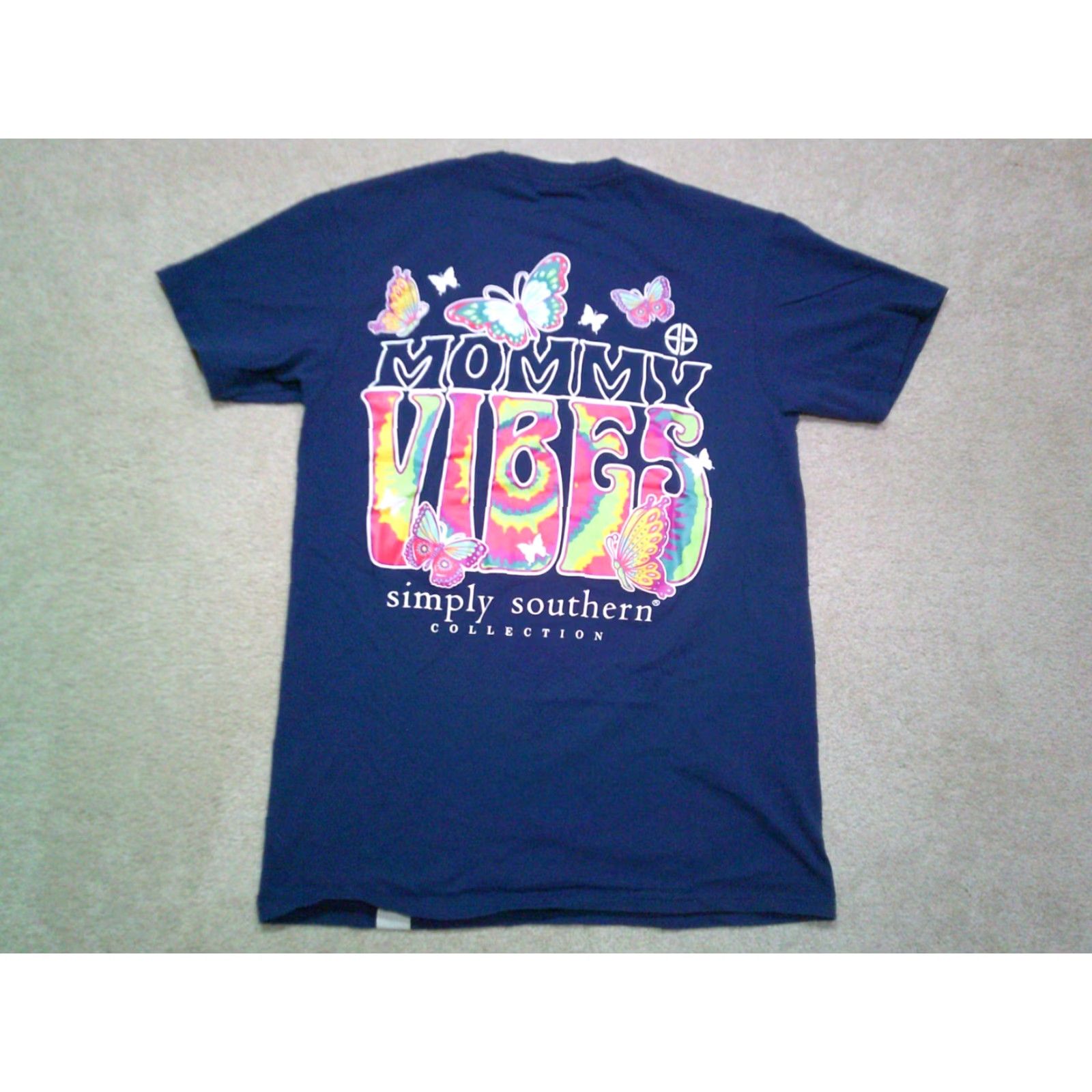 Doublet Simply Southern T Shirt Womens Small Blue Double Sided Mommy Vibes Shirt Womens Small Blue Double Sided Mommy Vibes Size S / US 4 / IT 40 - 2 Thumbnail