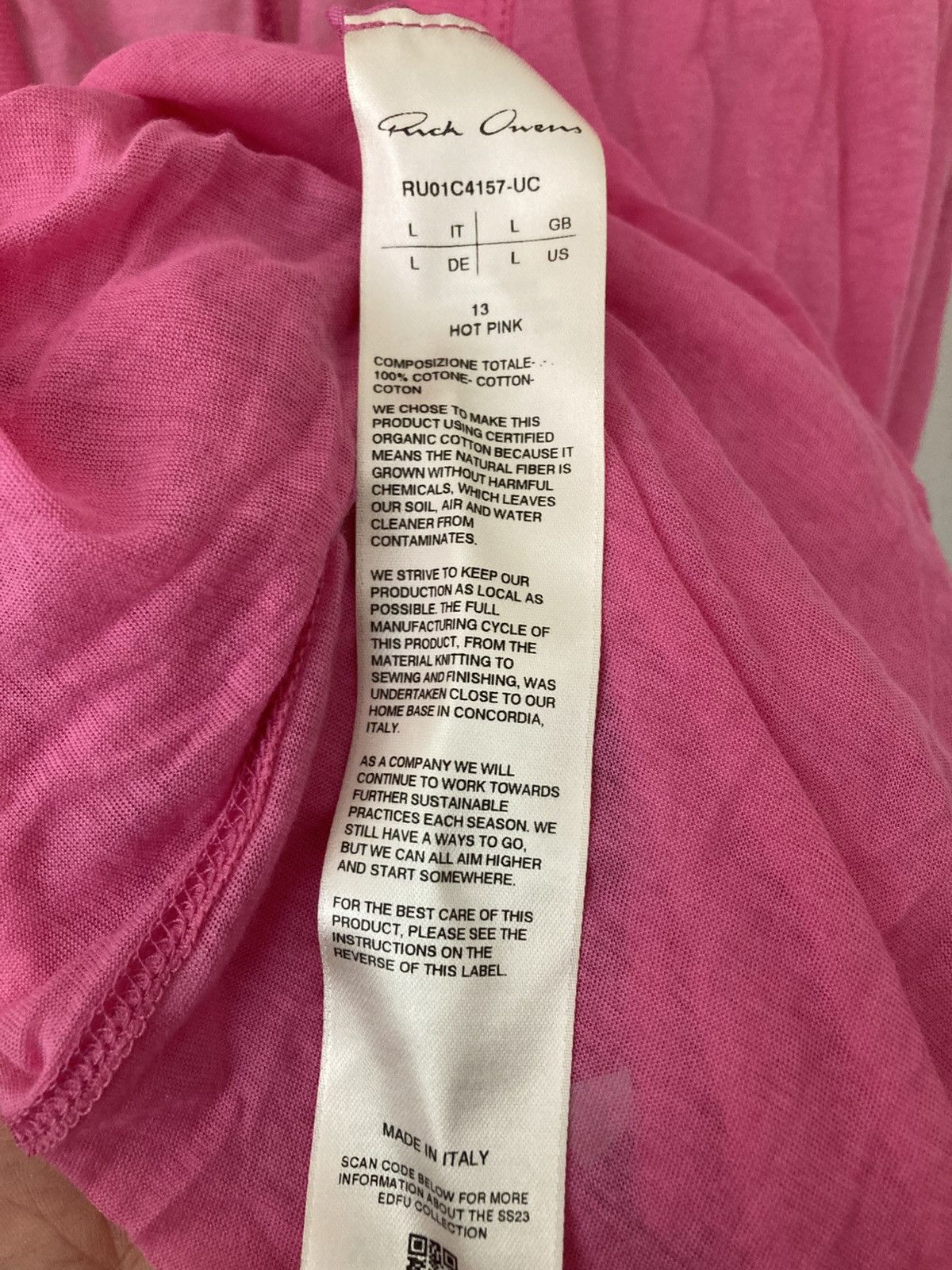Rick Owens NEVER WORN/ Rick Owens Cotton Dylan T-Shirt Size US L / EU 52-54 / 3 - 5 Thumbnail