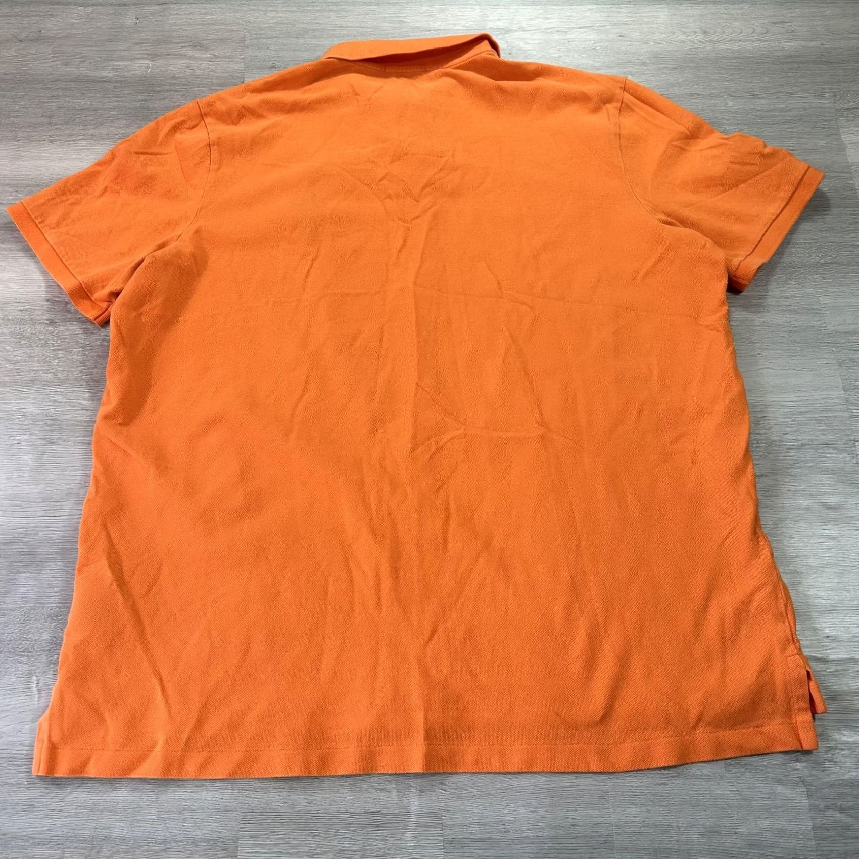 Polo Ralph Lauren Polo Ralph Lauren Polo Shirt Mens XL Orange Classic Fit 100% Cotton Big Pony Logo Short Sleeve Shirt Size US XL / EU 56 / 4 - 2 Thumbnail