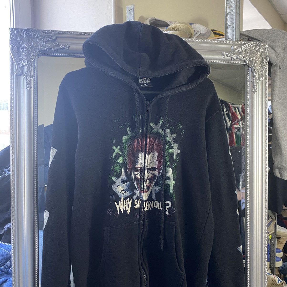 Other Vintage Joker Wild Zip Hoodie Size US M / EU 48-50 / 2 - 2 Thumbnail