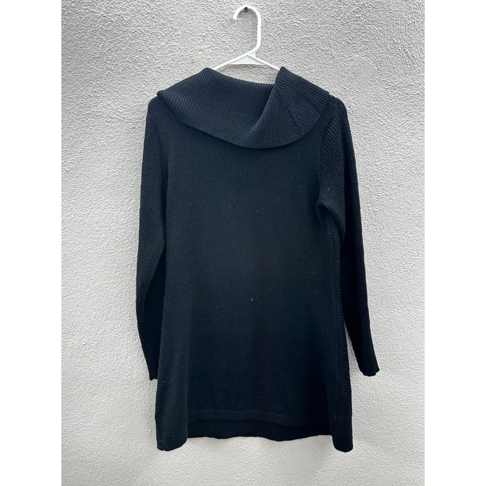 Alfani Alfani Womens Sweater Tunic Size Small Black Sparkles Long Sleeve Crowl Neck Size S / US 4 / IT 40 - 7 Thumbnail
