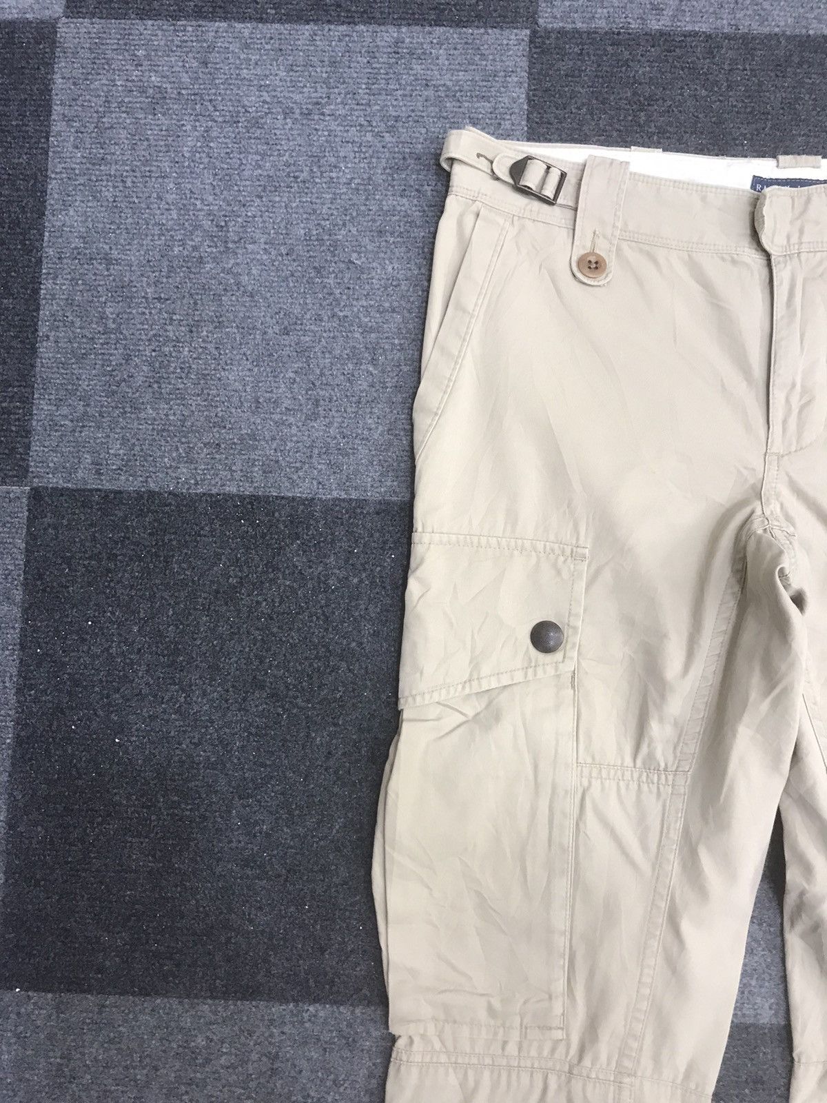Polo Ralph Lauren × Ralph Lauren × Vintage RALPH LAUREN Ankle Zipper Cargo Pant Size 30" / US 8 / IT 44 - 6 Thumbnail