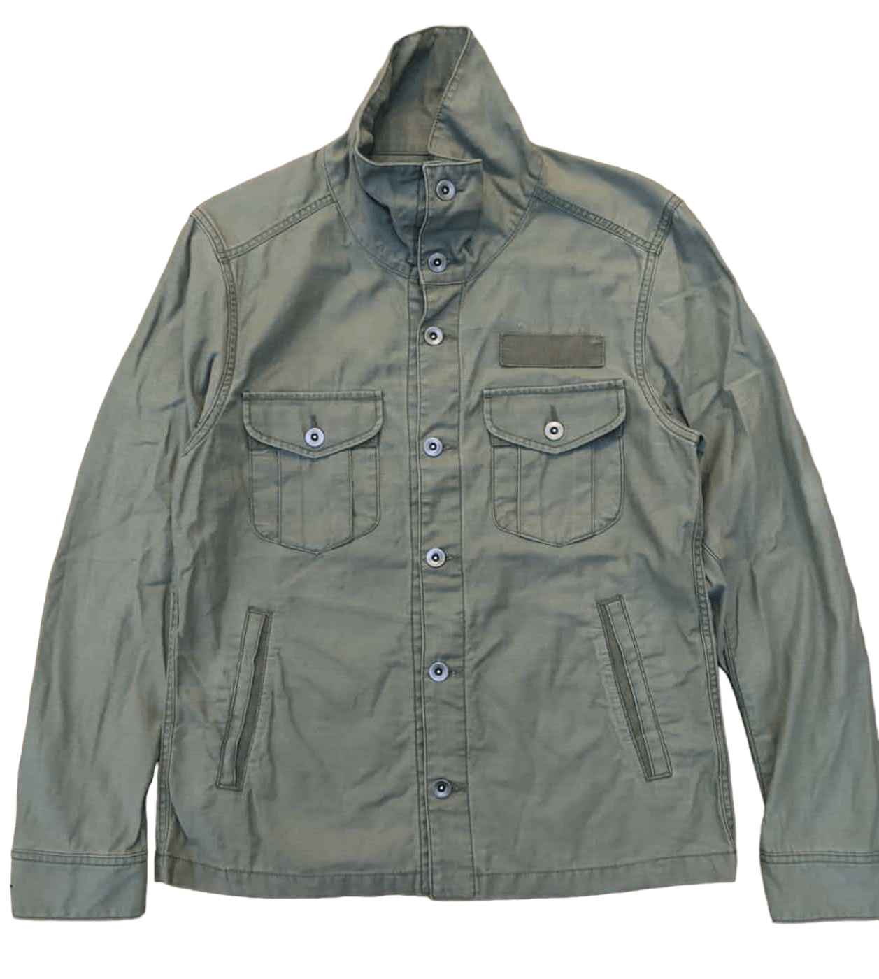 image of Beams Plus Beams Military Jacket in Olive, Men's (Size Medium)