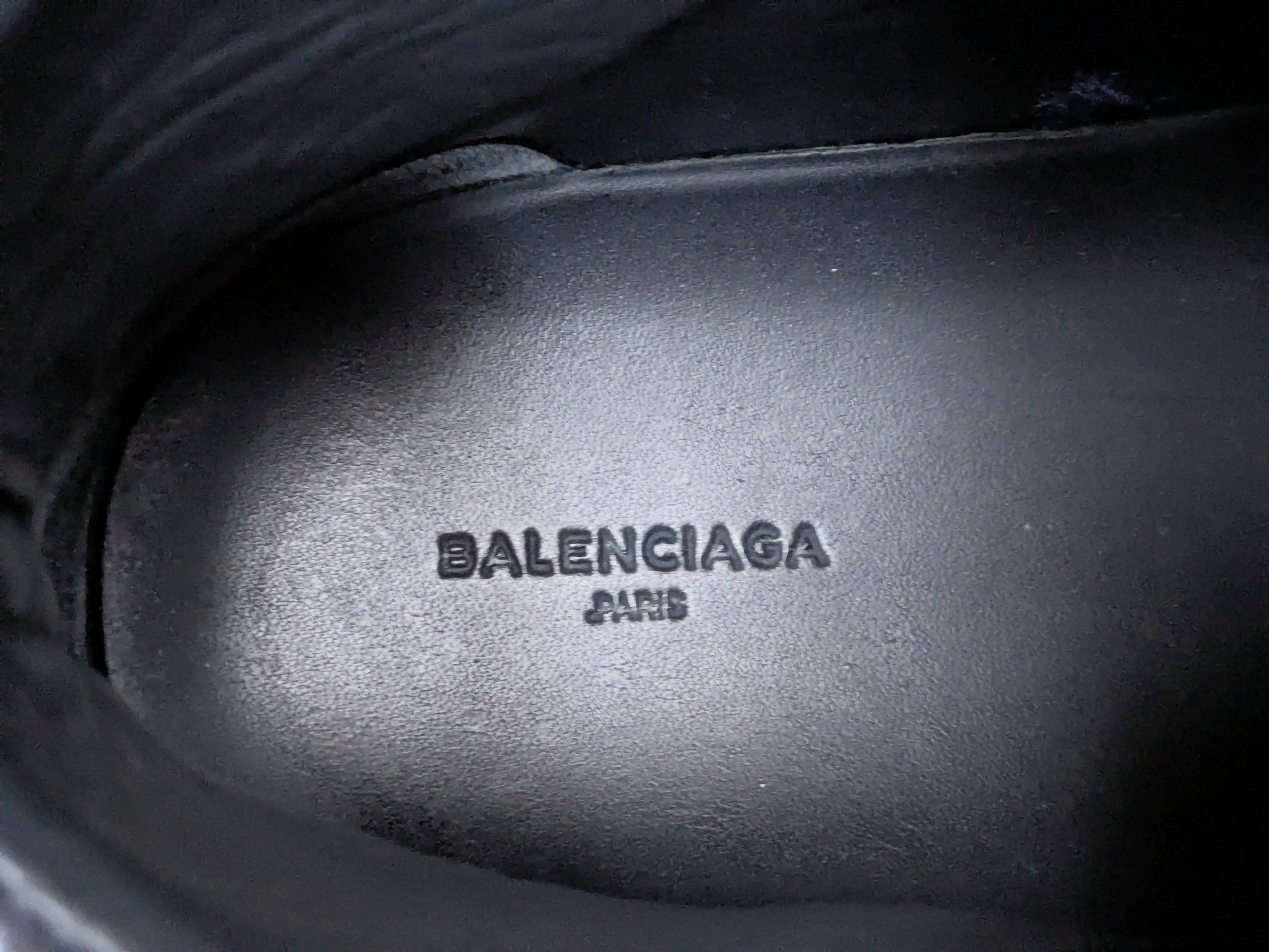 Balenciaga Balenciaga Arena Navy Blue 12 High Tops Leather Size US 12 / EU 45 - 8 Thumbnail