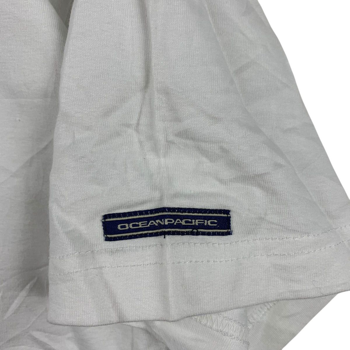 Designer × Ocean Pacific × Vintage Vintage deadstock OCEAN PACIFIC Surfing big logo hit tee Size US M / EU 48-50 / 2 - 8 Thumbnail
