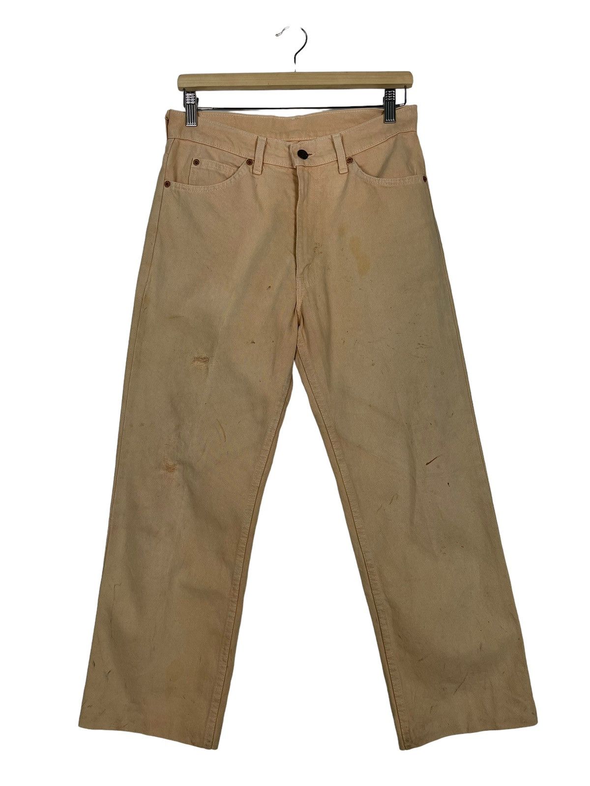 Japanese Brand Vintage Levis 210 Distressed Zipper Fly Jeans Size US 30 / EU 46 - 1 Thumbnail