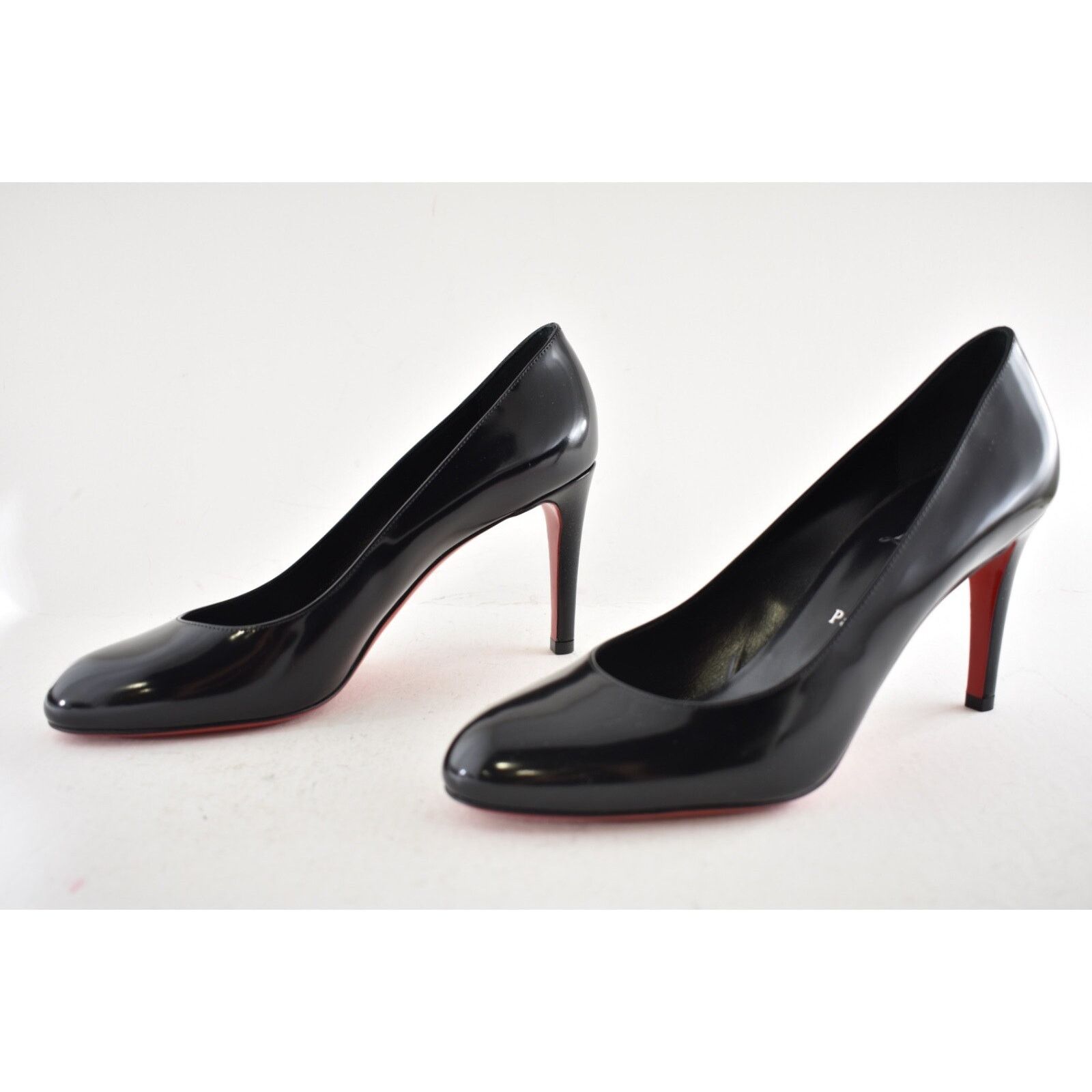 Christian Louboutin Christian Louboutin Pumppie 85 Black Leather Pump 38 Size US 8 / IT 38 - 14 Thumbnail