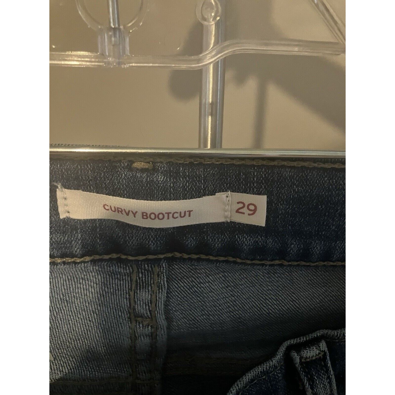Levi's Levi's Women's Curvy Bootcut Jeans mid rise 8 Med W29 L32 Size 30" / US 8 / IT 44 - 6 Thumbnail