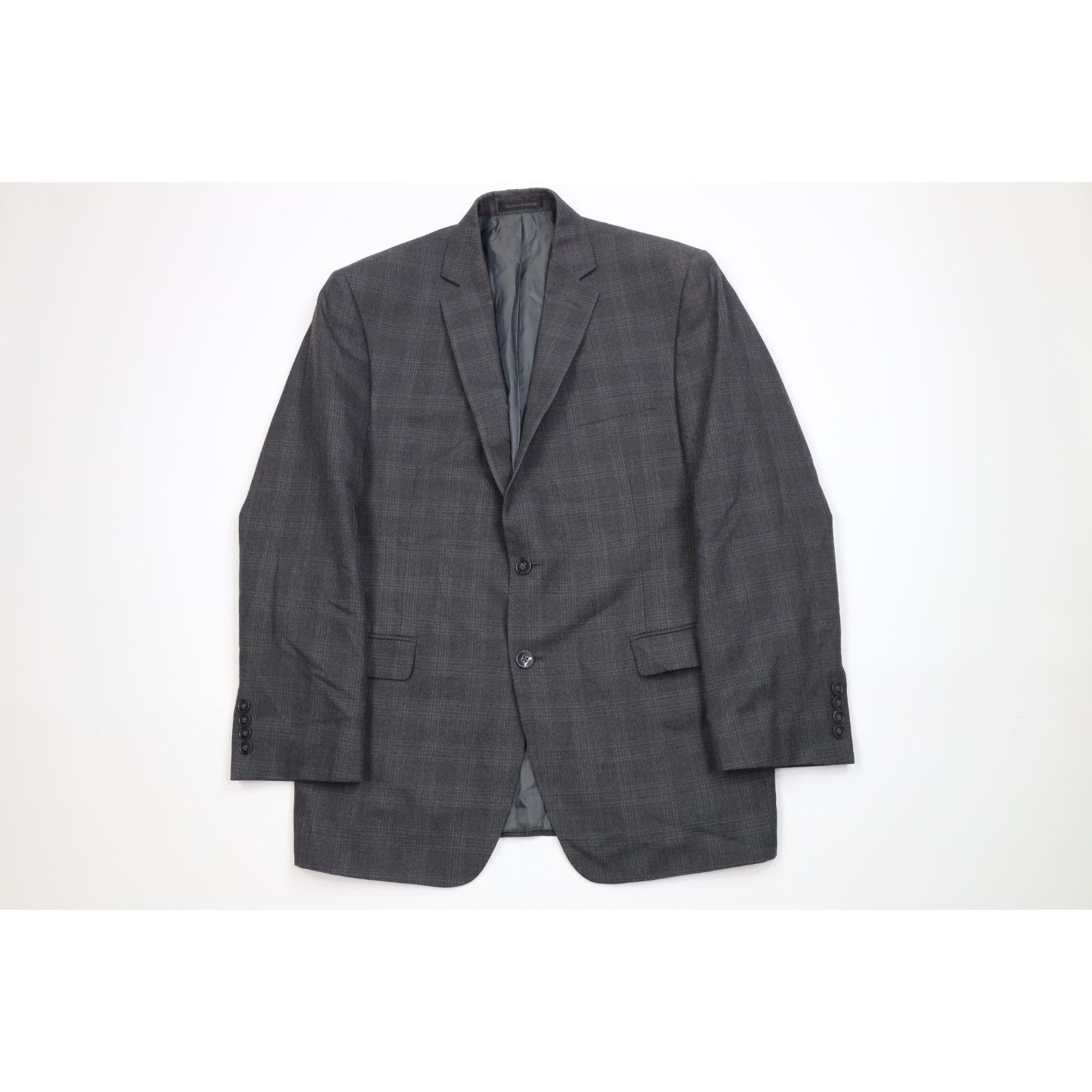 Calvin Klein Calvin Klein Rayon Gabardine 2 Piece Suit Wedding Gray Size 40R - 2 Thumbnail