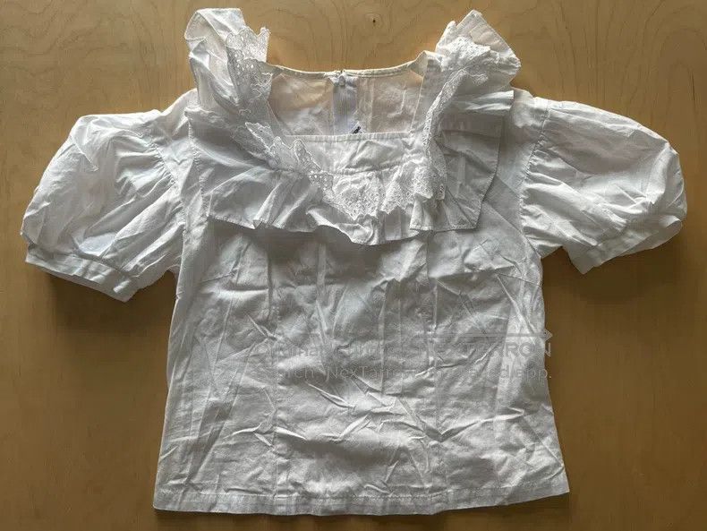 Comme des Garcons Comme des Garcons Flounce short-sleeved blouse Size S / US 4 / IT 40 - 3 Thumbnail