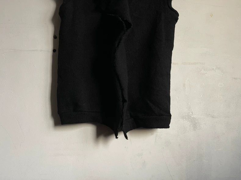Y's Y's Black Wool Vest Size US L / EU 52-54 / 3 - 4 Thumbnail