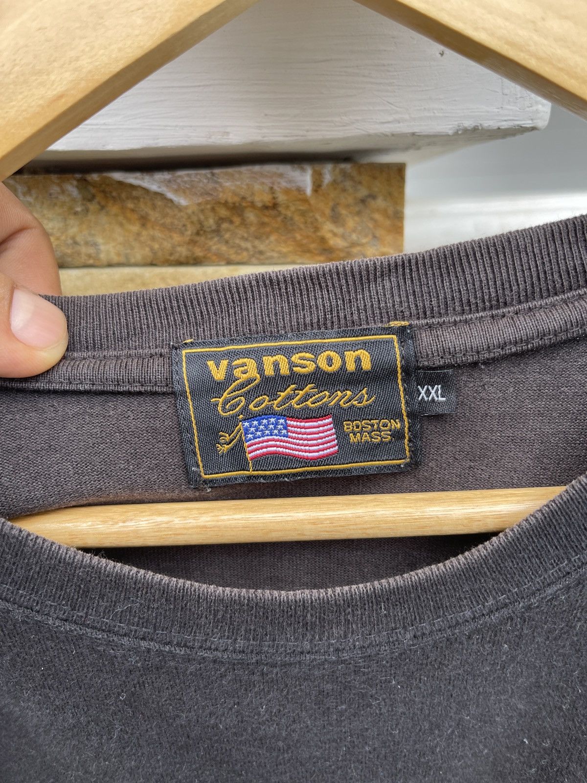 Japanese Brand Rare🔥 VANSON Leather Death Rabbit TFOA Embroidered Tee Size US XL / EU 56 / 4 - 7 Thumbnail
