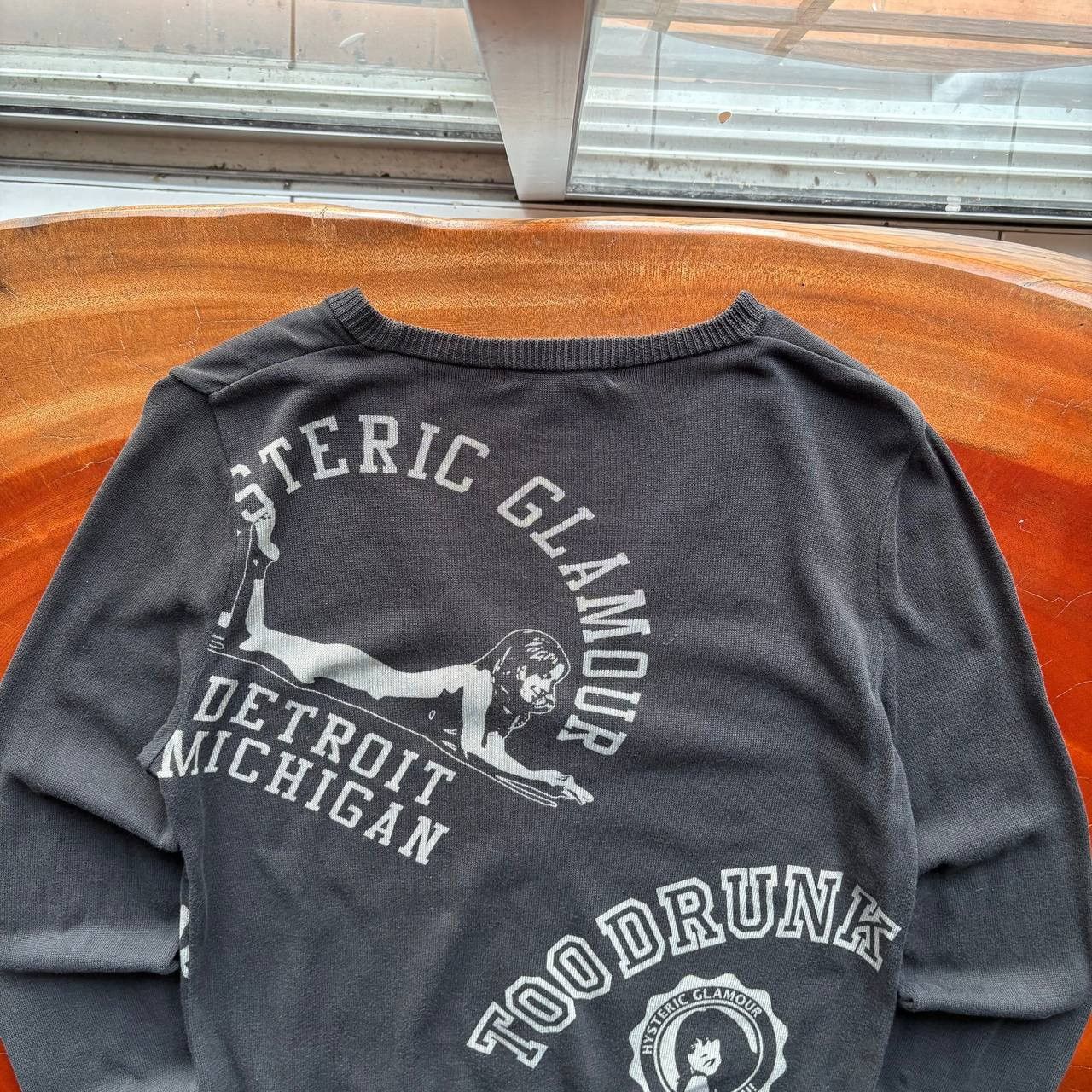 Hysteric Glamour Hysteric Glamour Y2K Sexy Girl Print Black Cardigan Size US M / EU 48-50 / 2 - 5 Thumbnail