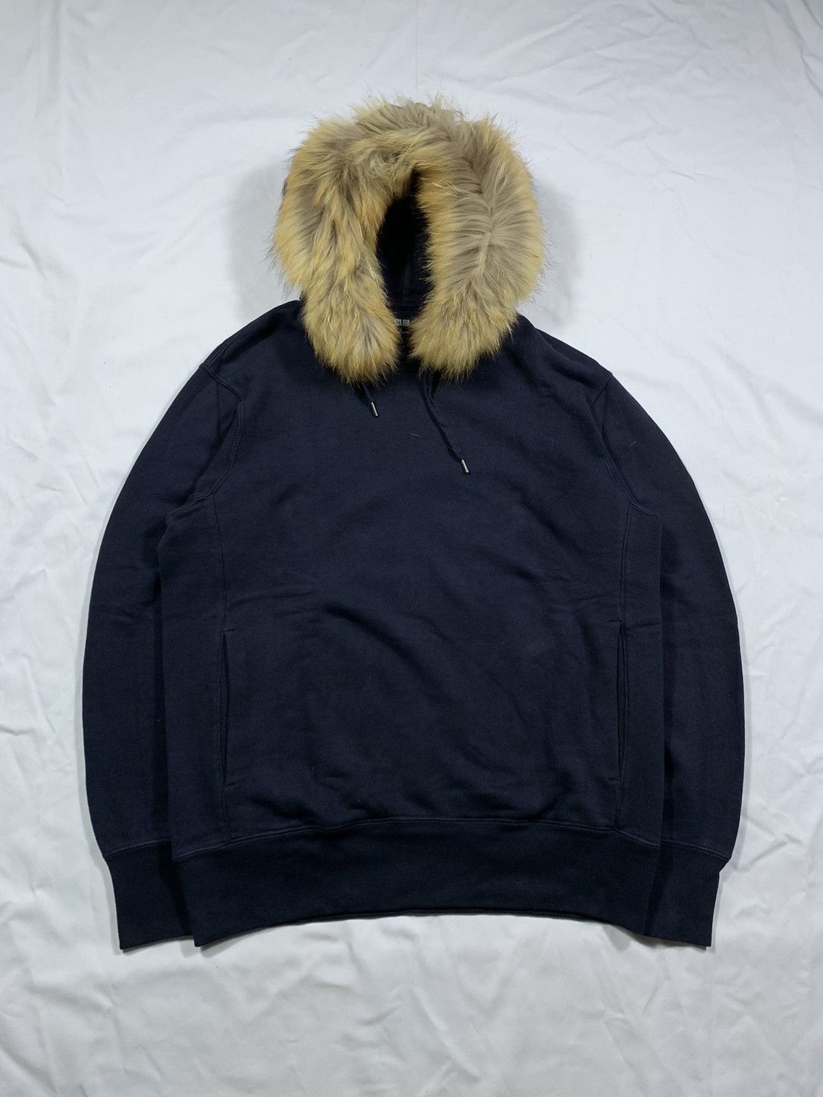 If Six Was Nine × Japanese Brand × Le Grande Bleu (L.G.B.) Black Fur Hoodie Japanese Uniqlo Size US L / EU 52-54 / 3 - 1 Thumbnail