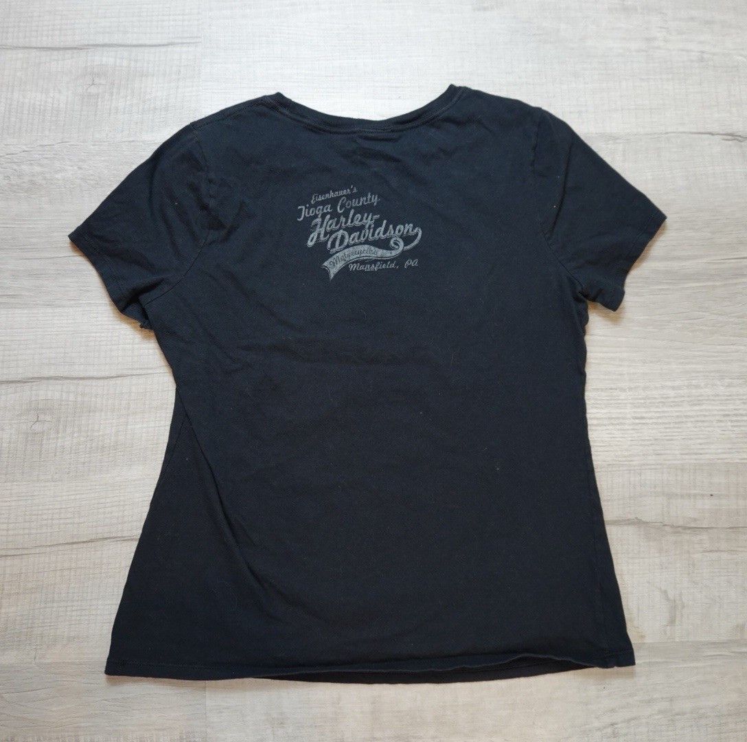 Harley Davidson Harley-Davidson T Shirt Women's Short Sleeve Bikercore Size L / US 10 / IT 46 - 9 Thumbnail