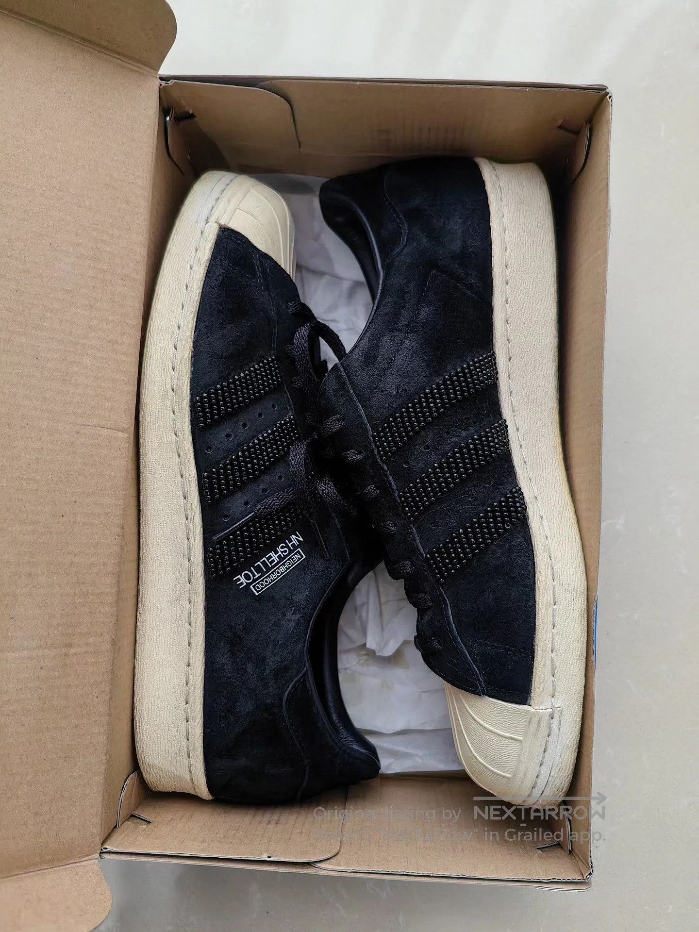 Adidas adidas Neighborhood NBHD Shell Toe. Size US 10 / EU 43 - 8 Thumbnail