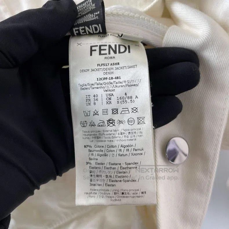 Fendi Fendi White Jacket Size XS / US 0-2 / IT 36-38 - 5 Thumbnail