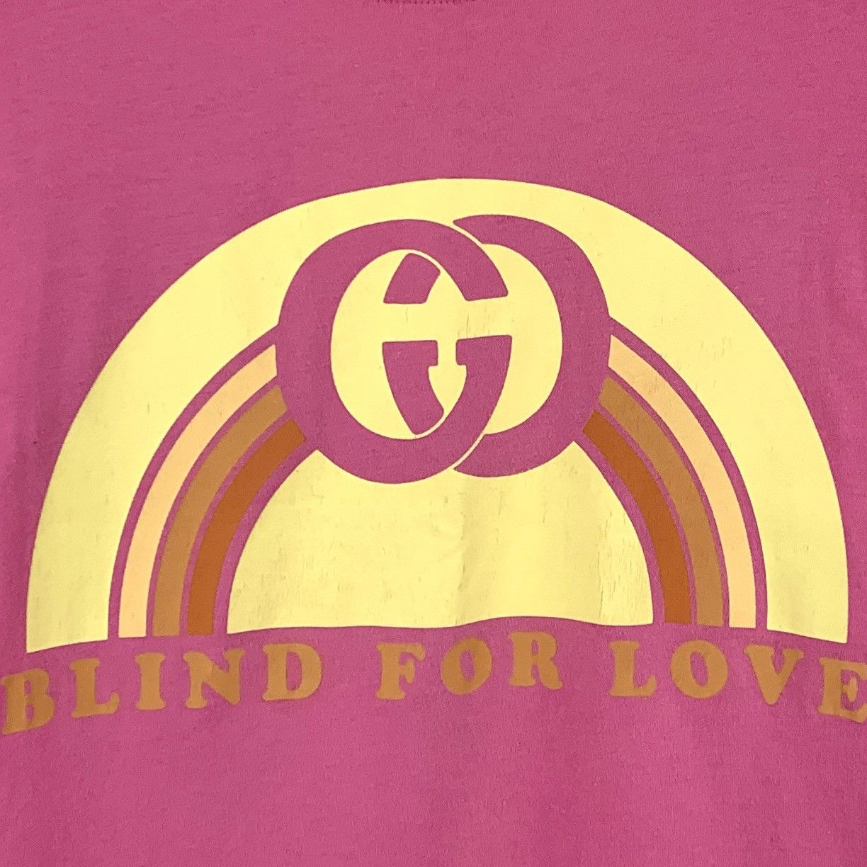 Gucci Gucci Pink Logo Print Short Sleeve T-Shirt K26WX Size XS / US 0-2 / IT 36-38 - 4 Thumbnail