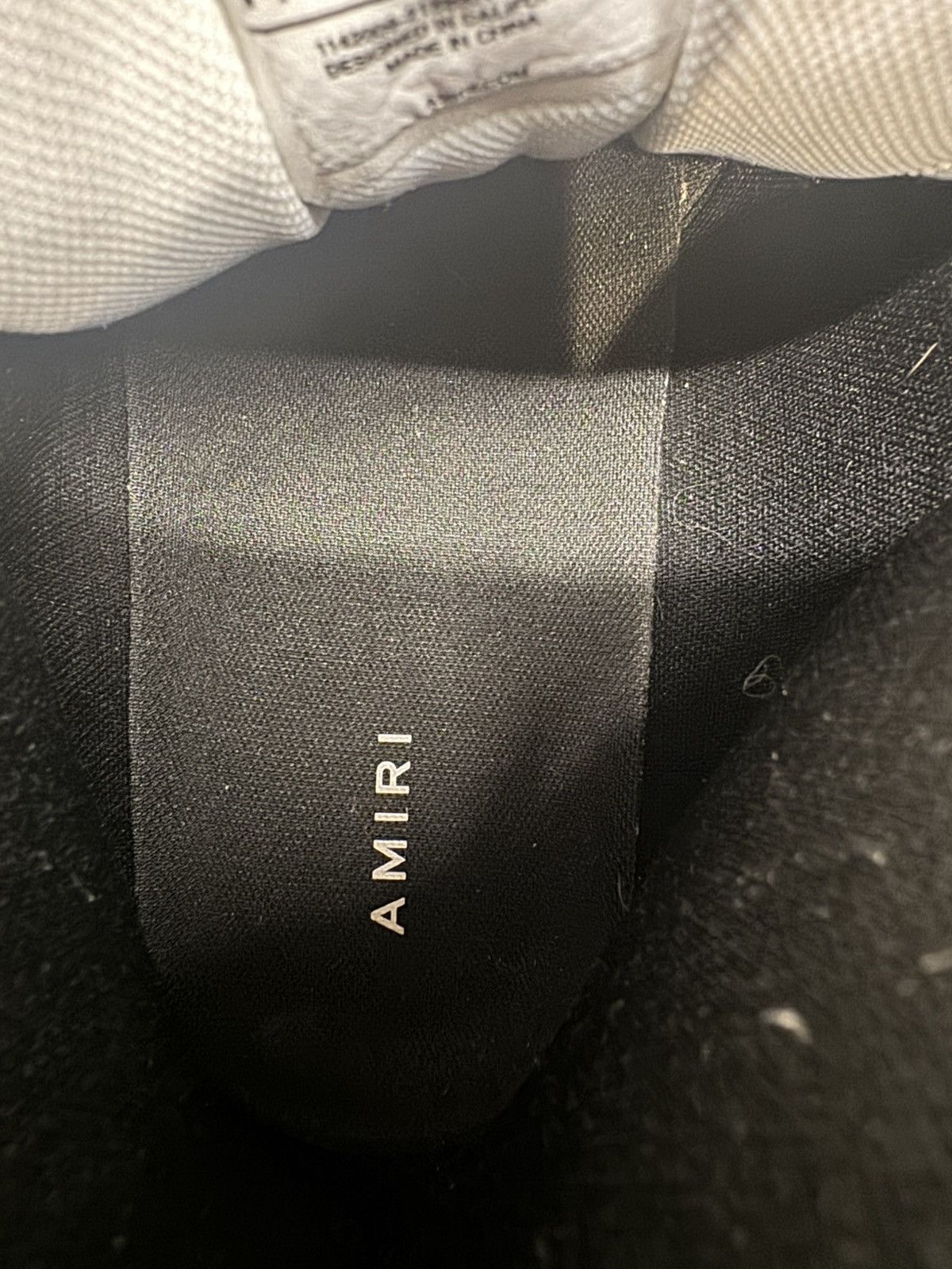 Amiri AMIRI Skel Top High Sneakers Black/White – Size 14 Size US 14 / EU 47 - 14 Thumbnail