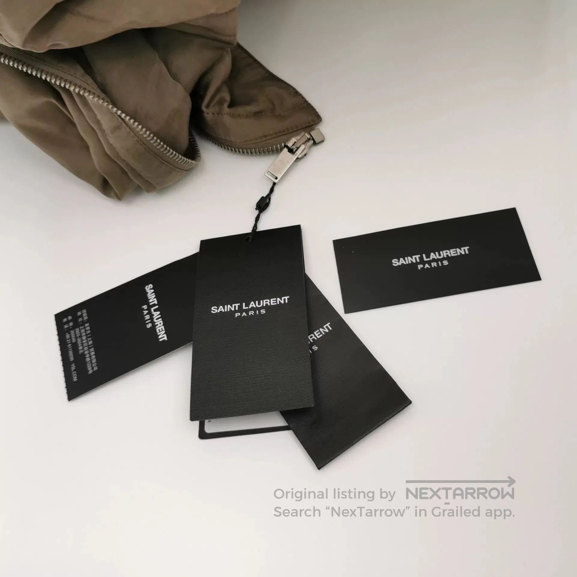 Saint Laurent Paris Saint Laurent Paris Brown Bomber Jacket. Size US S / EU 44-46 / 1 - 4 Thumbnail