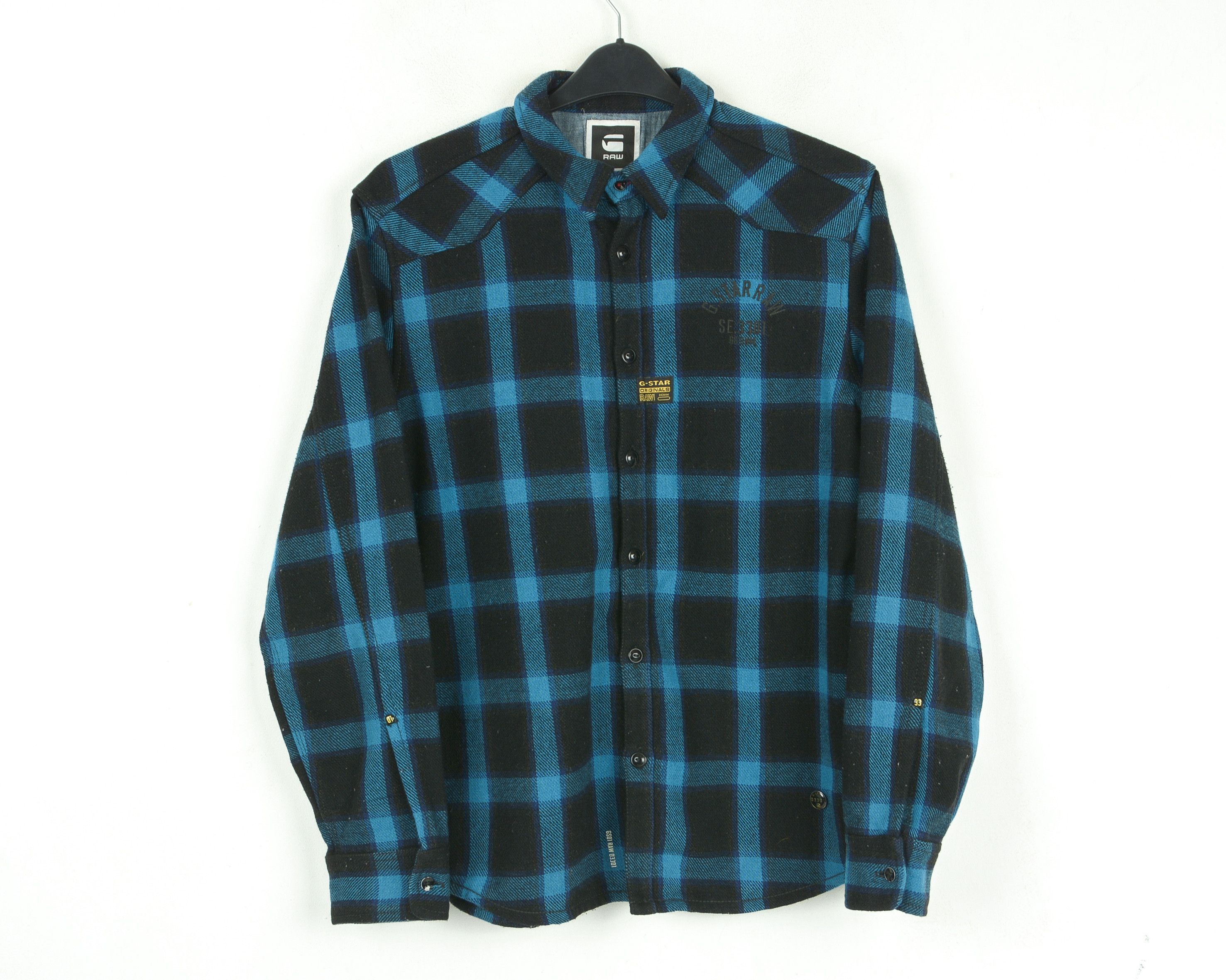 G-Star Orson Narvik Overshirt Mens L Thick Jacket Check Plaid Top Size US L / EU 52-54 / 3 - 1 Thumbnail