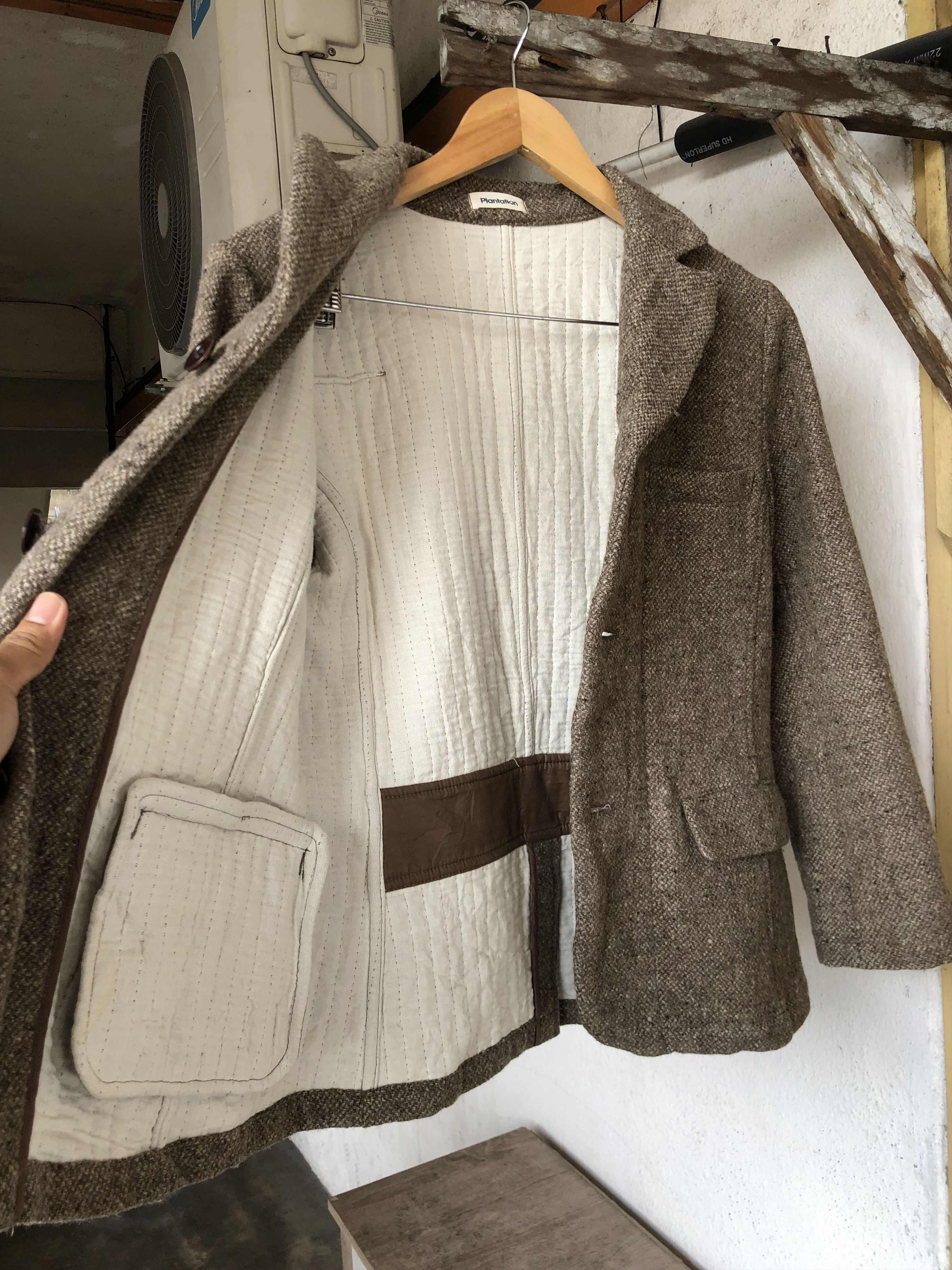 Issey Miyake Issey Miyake Plantation Vintage Style Wool Jacket Size M / US 6-8 / IT 42-44 - 13 Thumbnail