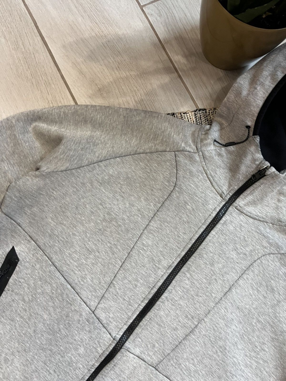 Champion Champion Zip Hoodie drill grey Tech Fleece style Size US L / EU 52-54 / 3 - 5 Thumbnail