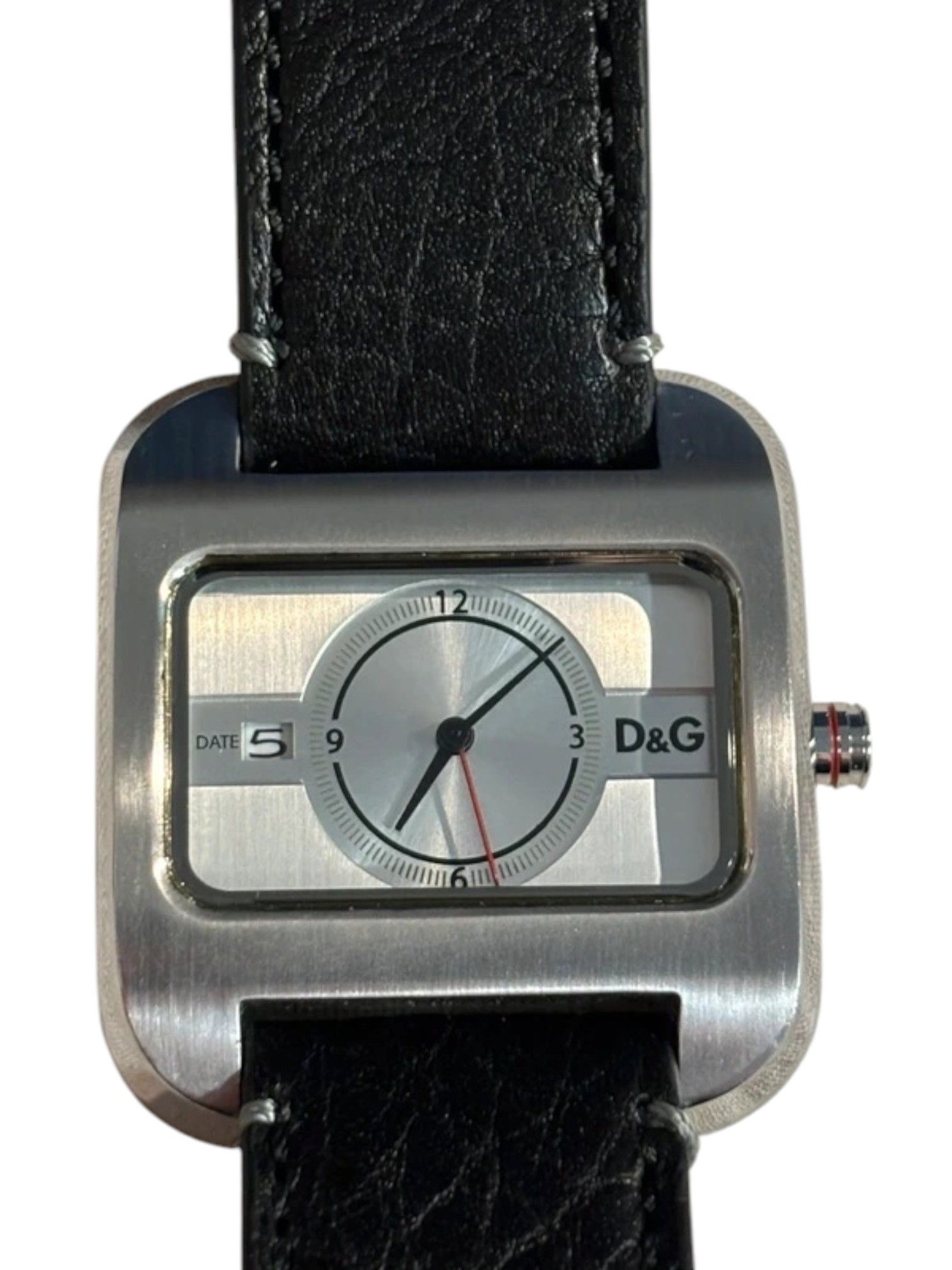 Dolce & Gabbana D&G Time Square Dial Watch + Extra Stainless Steel Bracelet Size ONE SIZE - 3 Thumbnail