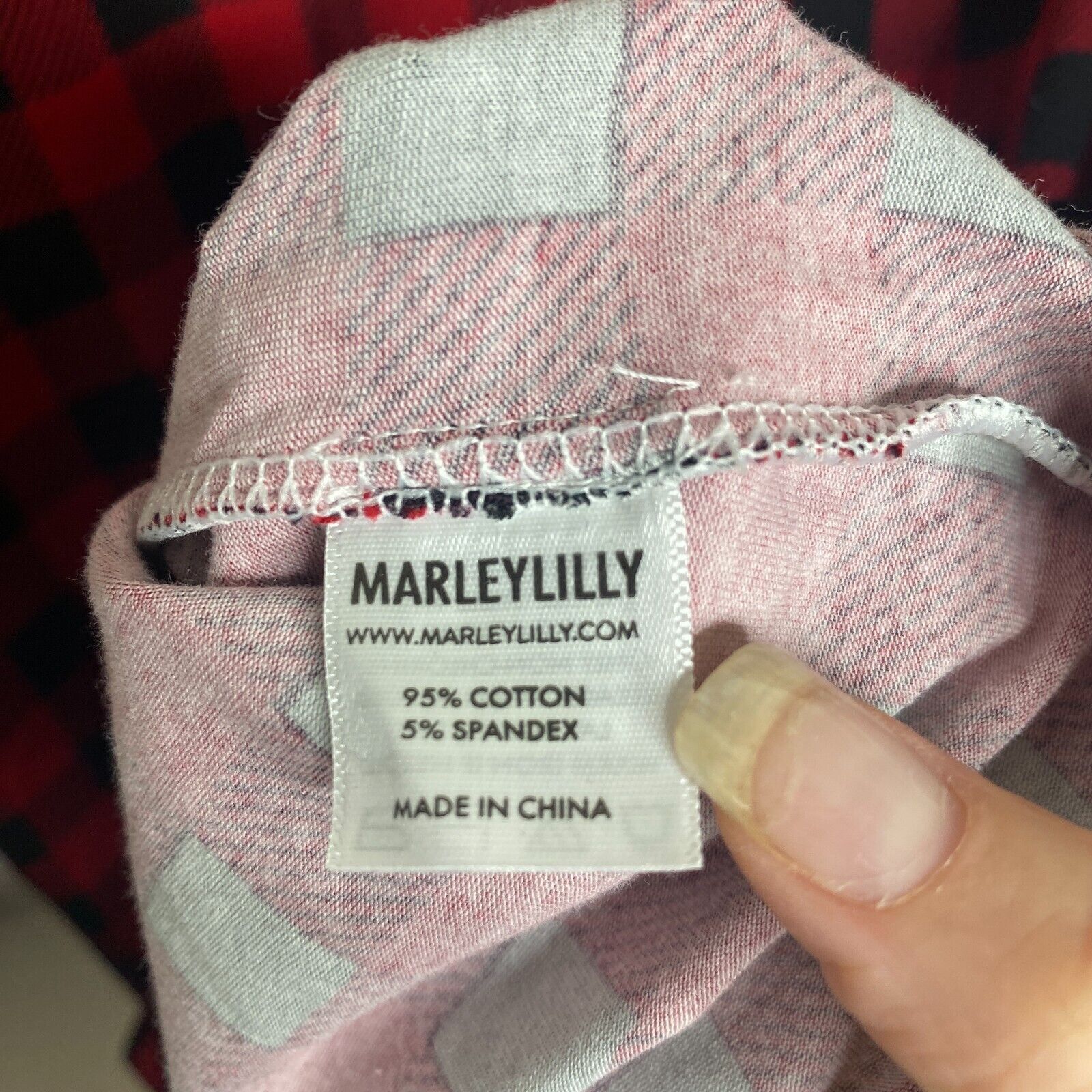 Other NWT Marleylilly Red Black Buffalo Plaid Pocket Flannel Tunic Size XS / US 0-2 / IT 36-38 - 7 Thumbnail