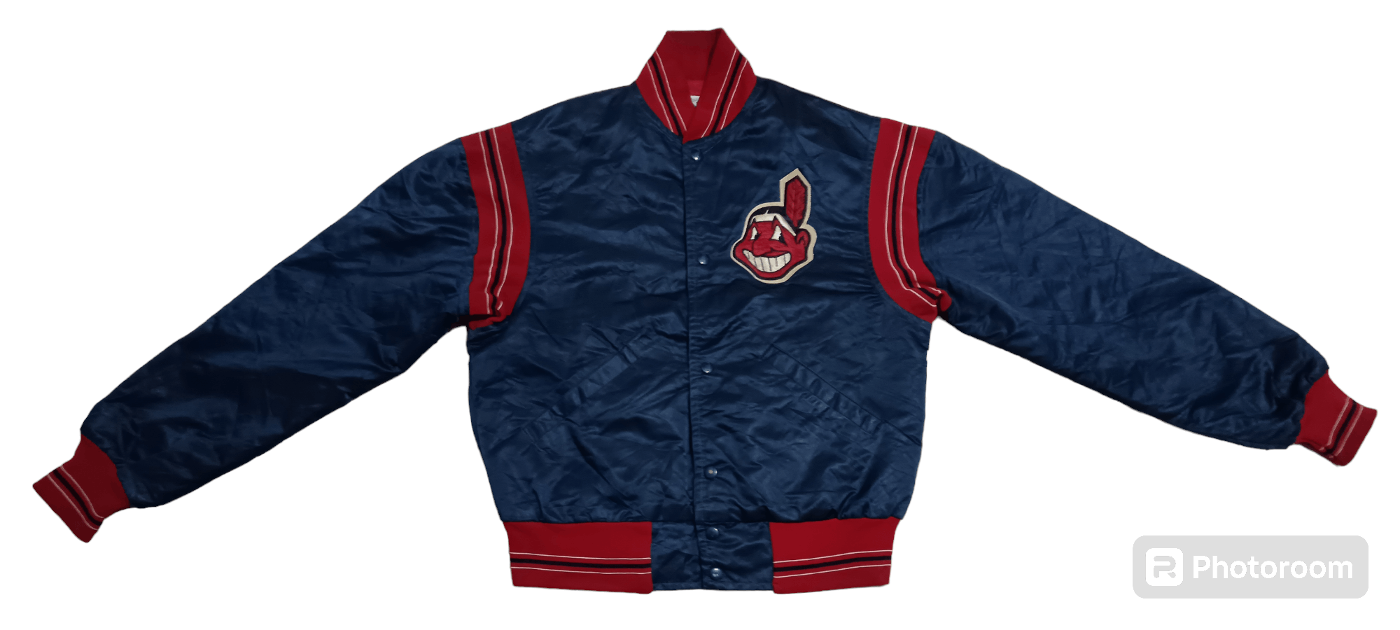 MLB VINTAGE 80S/90S STARTER MLB INDIANS VARSITY JACKET Size US M / EU 48-50 / 2 - 1 Thumbnail