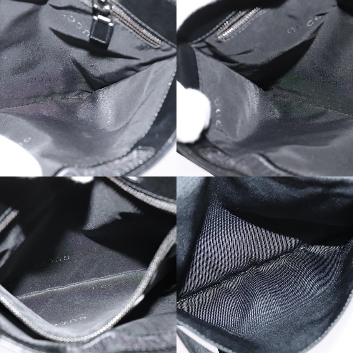 Gucci GUCCI Shoulder Bag Nylon Black Silver 019 019 Size ONE SIZE - 12 Thumbnail